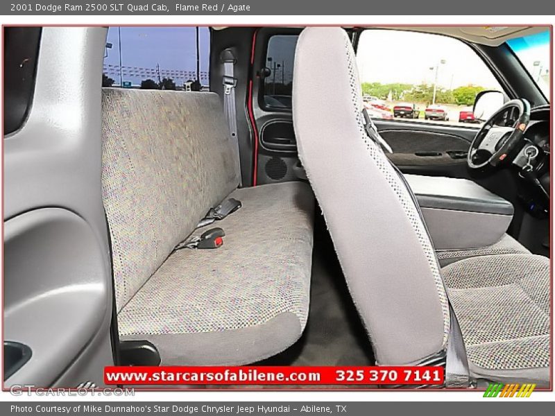 Flame Red / Agate 2001 Dodge Ram 2500 SLT Quad Cab