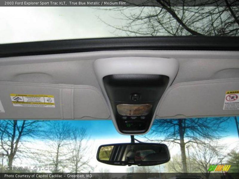 True Blue Metallic / Medium Flint 2003 Ford Explorer Sport Trac XLT