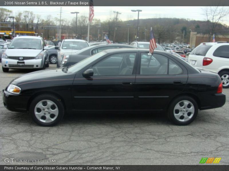 Blackout / Taupe Beige 2006 Nissan Sentra 1.8 S