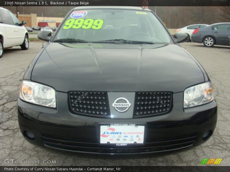 Blackout / Taupe Beige 2006 Nissan Sentra 1.8 S