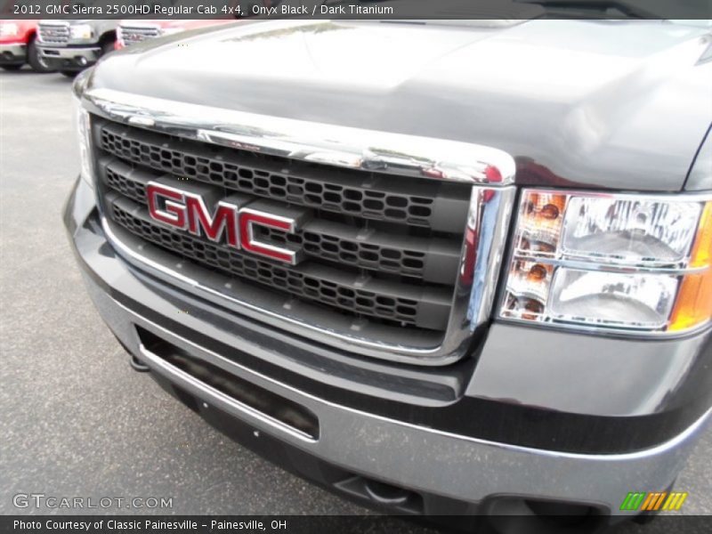 Onyx Black / Dark Titanium 2012 GMC Sierra 2500HD Regular Cab 4x4