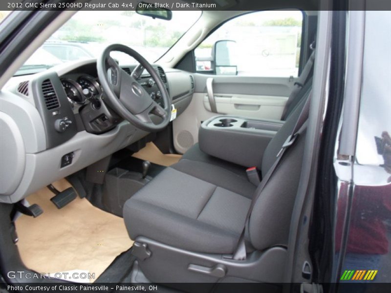 Onyx Black / Dark Titanium 2012 GMC Sierra 2500HD Regular Cab 4x4