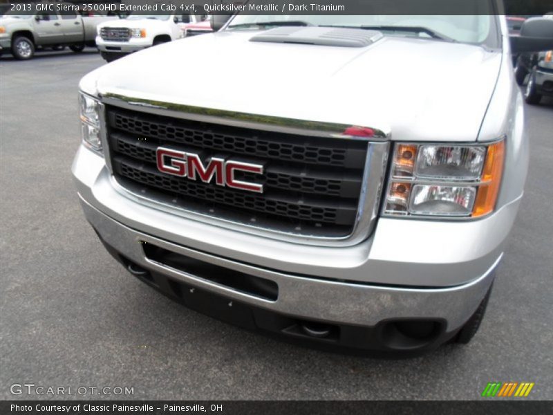 Quicksilver Metallic / Dark Titanium 2013 GMC Sierra 2500HD Extended Cab 4x4