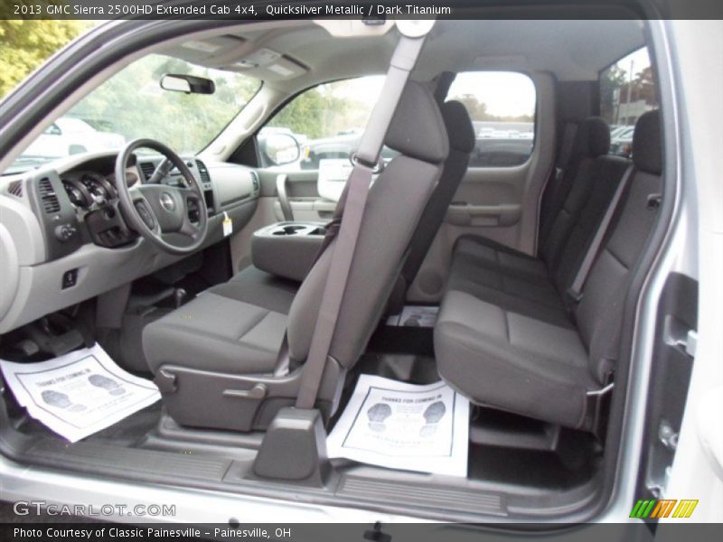 Dark Titanium Interior - 2013 Sierra 2500HD Extended Cab 4x4 