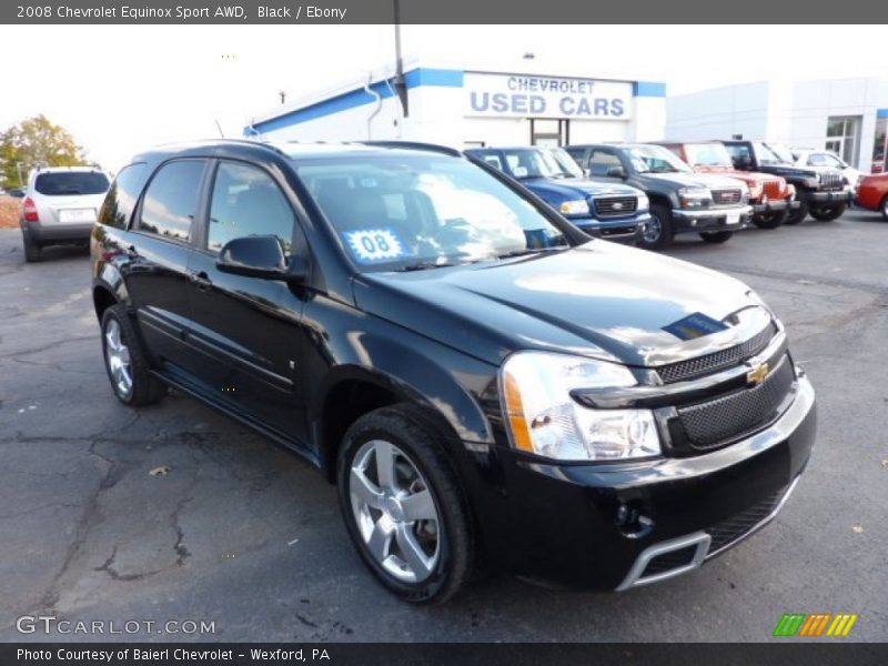 Black / Ebony 2008 Chevrolet Equinox Sport AWD