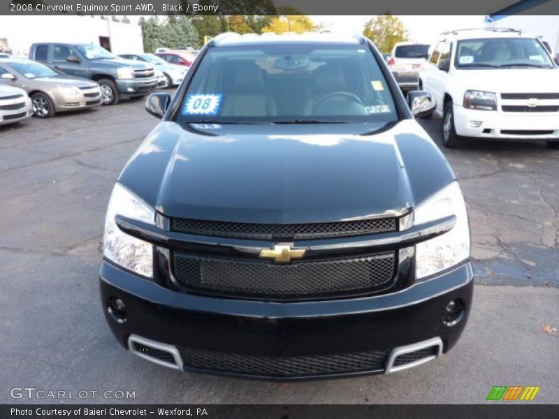 Black / Ebony 2008 Chevrolet Equinox Sport AWD