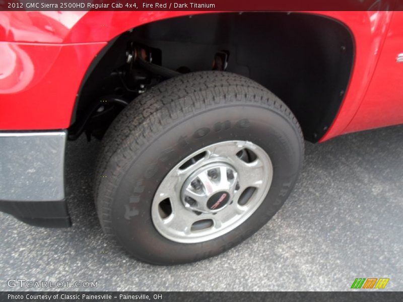 Fire Red / Dark Titanium 2012 GMC Sierra 2500HD Regular Cab 4x4
