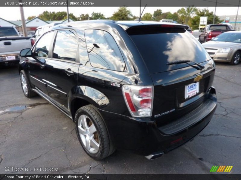 Black / Ebony 2008 Chevrolet Equinox Sport AWD