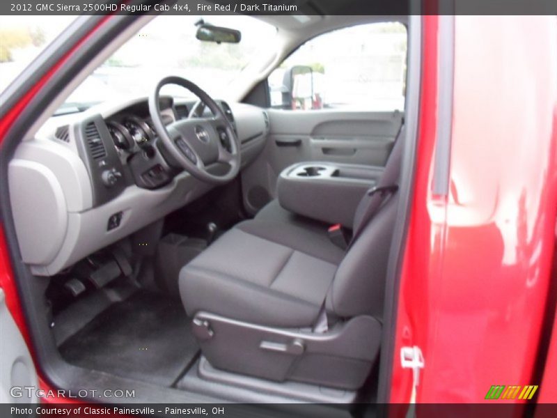 Fire Red / Dark Titanium 2012 GMC Sierra 2500HD Regular Cab 4x4