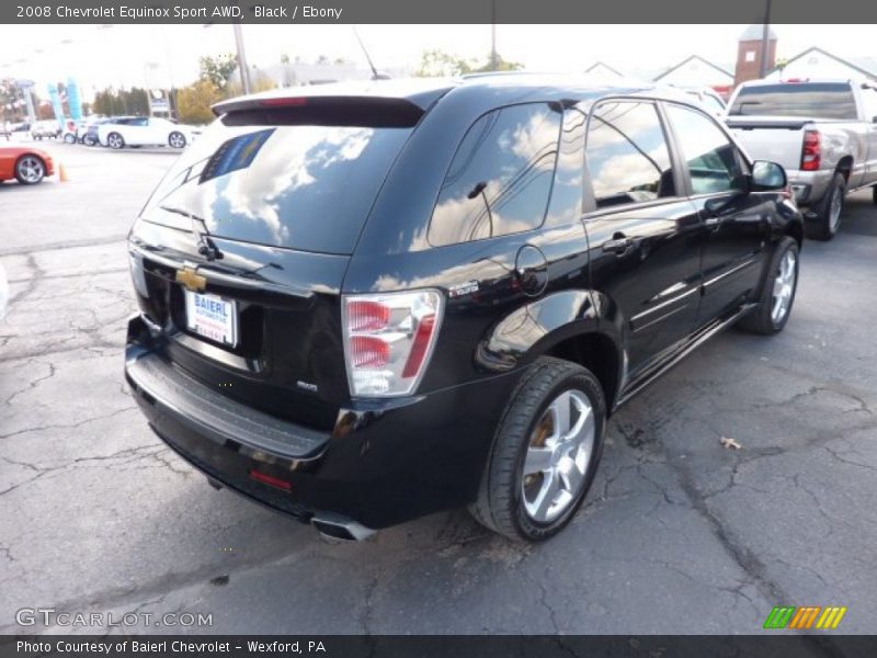 Black / Ebony 2008 Chevrolet Equinox Sport AWD
