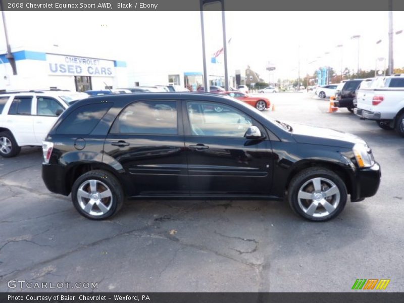 Black / Ebony 2008 Chevrolet Equinox Sport AWD