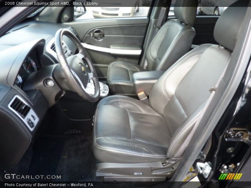 Front Seat of 2008 Equinox Sport AWD