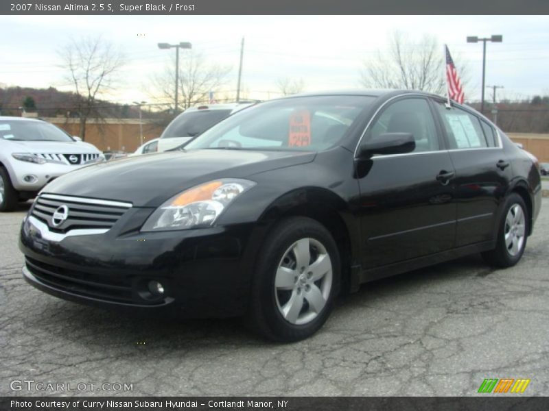 Super Black / Frost 2007 Nissan Altima 2.5 S