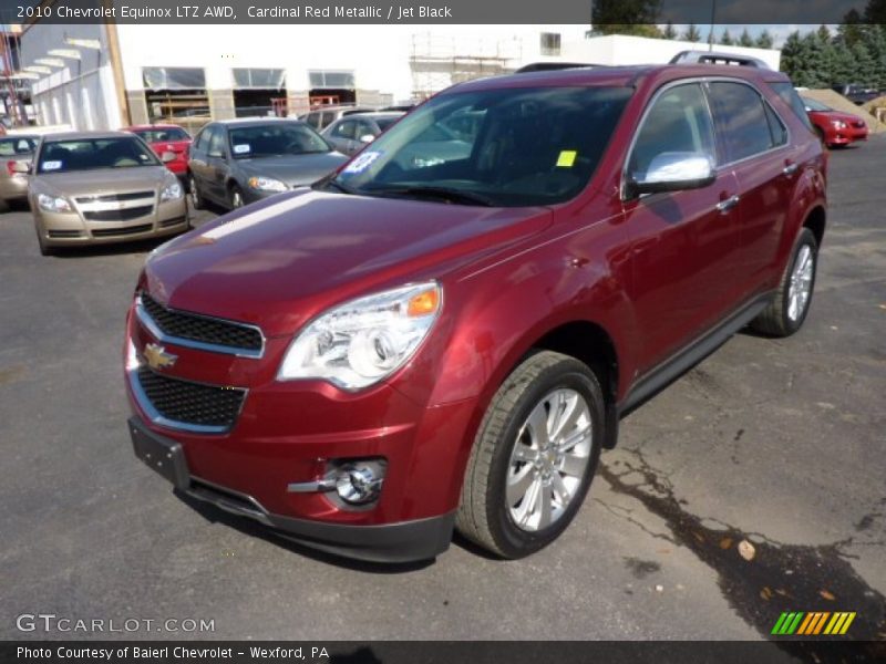 Cardinal Red Metallic / Jet Black 2010 Chevrolet Equinox LTZ AWD