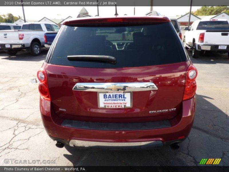 Cardinal Red Metallic / Jet Black 2010 Chevrolet Equinox LTZ AWD