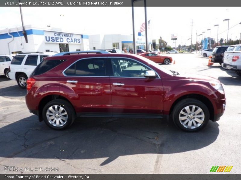Cardinal Red Metallic / Jet Black 2010 Chevrolet Equinox LTZ AWD