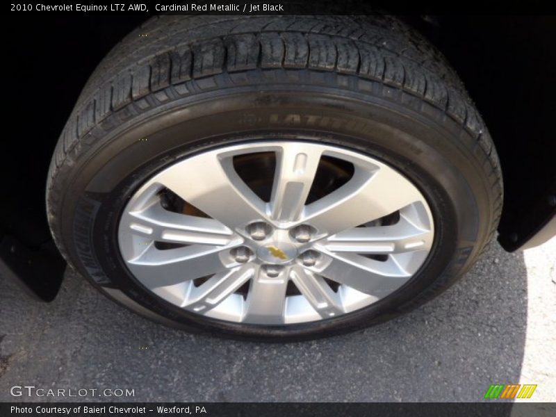 Cardinal Red Metallic / Jet Black 2010 Chevrolet Equinox LTZ AWD