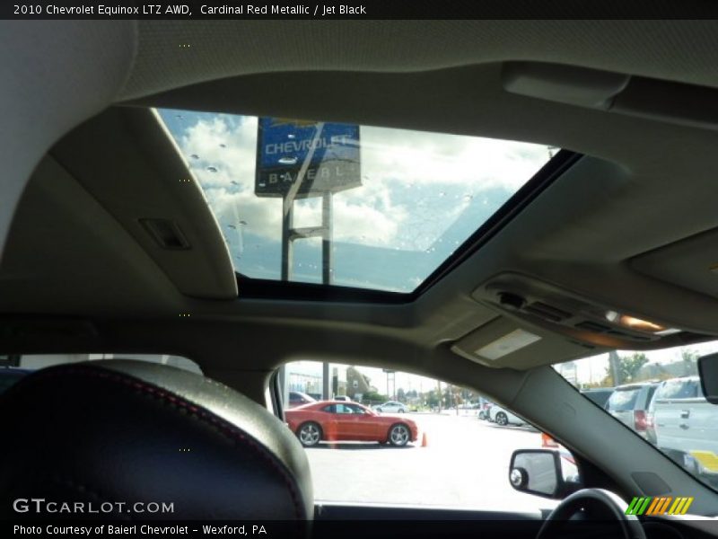 Cardinal Red Metallic / Jet Black 2010 Chevrolet Equinox LTZ AWD
