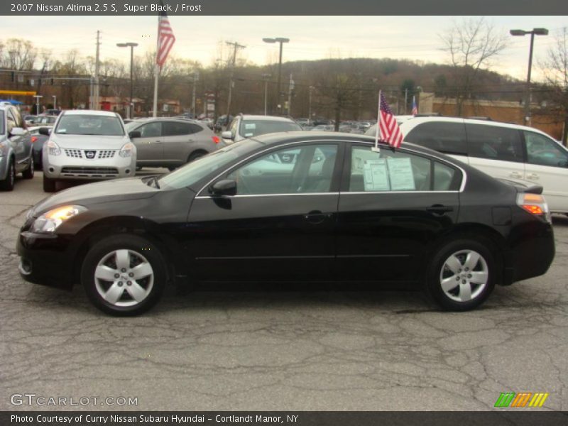 Super Black / Frost 2007 Nissan Altima 2.5 S