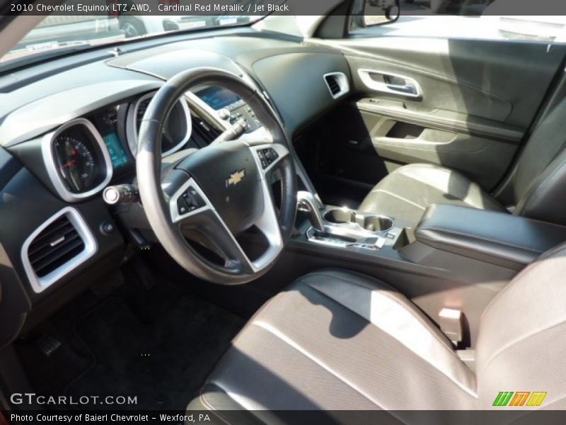Cardinal Red Metallic / Jet Black 2010 Chevrolet Equinox LTZ AWD