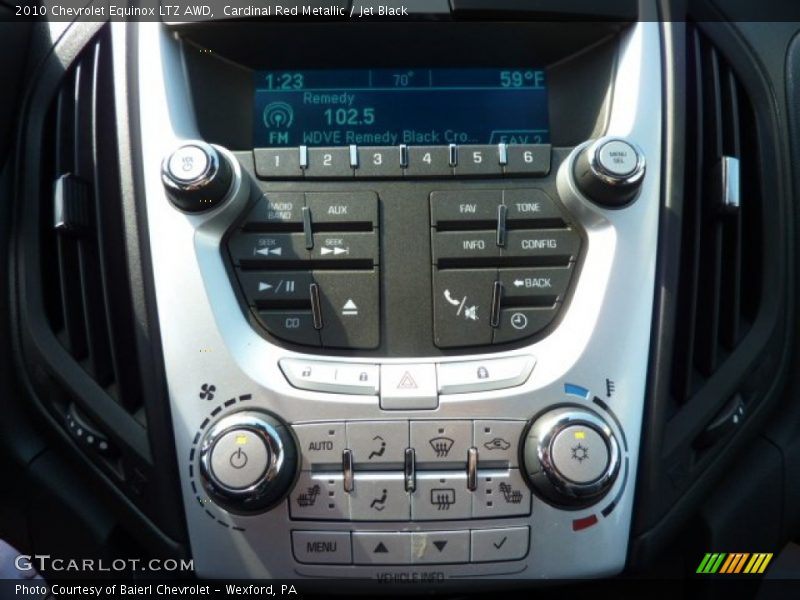 Cardinal Red Metallic / Jet Black 2010 Chevrolet Equinox LTZ AWD