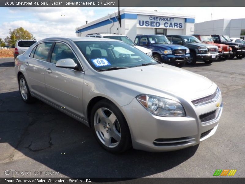 Silverstone Metallic / Ebony 2008 Chevrolet Malibu LT Sedan
