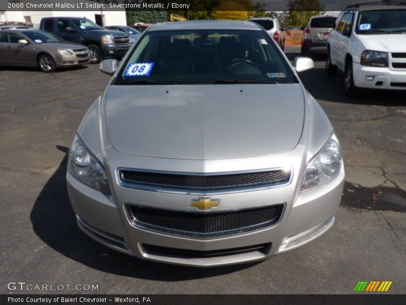 Silverstone Metallic / Ebony 2008 Chevrolet Malibu LT Sedan