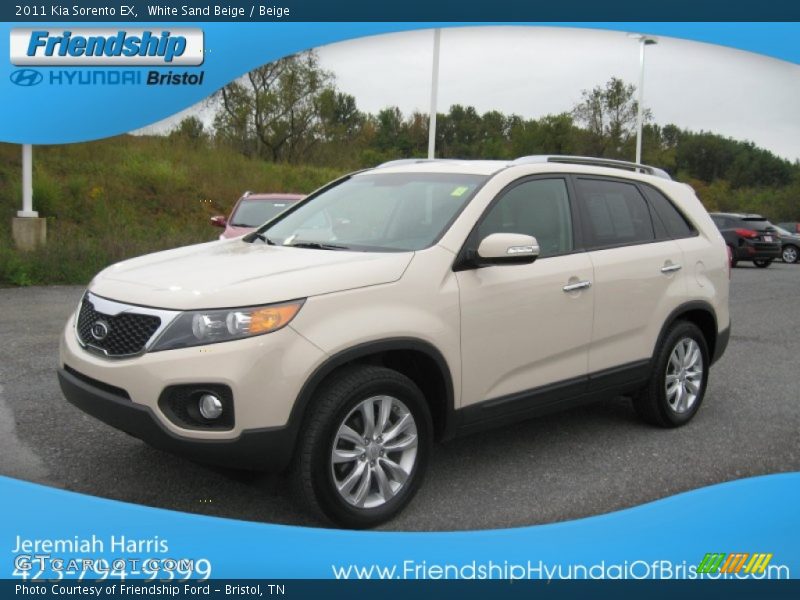 White Sand Beige / Beige 2011 Kia Sorento EX