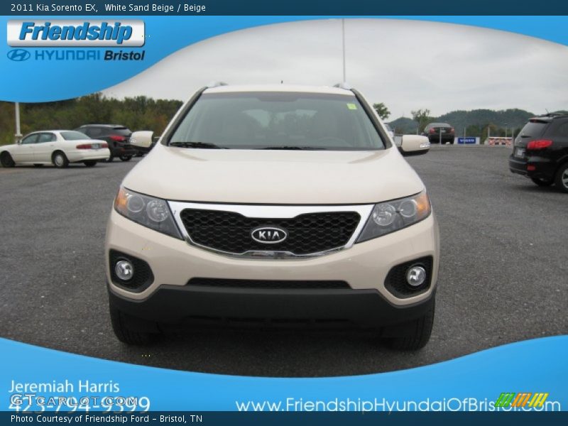 White Sand Beige / Beige 2011 Kia Sorento EX
