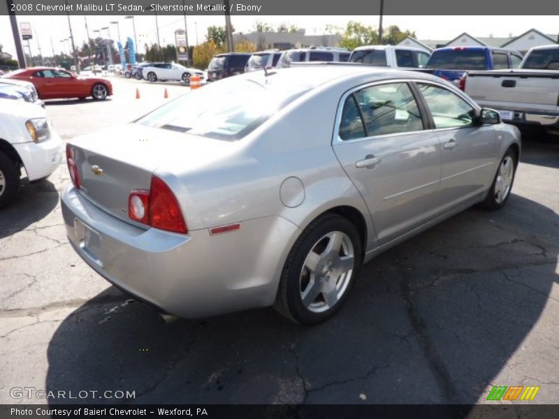 Silverstone Metallic / Ebony 2008 Chevrolet Malibu LT Sedan