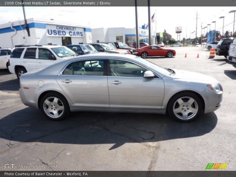 Silverstone Metallic / Ebony 2008 Chevrolet Malibu LT Sedan