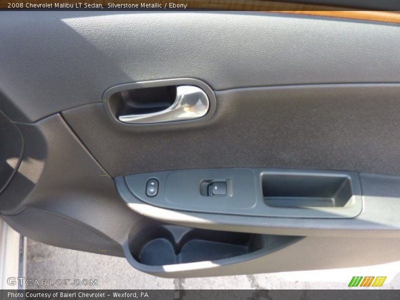 Silverstone Metallic / Ebony 2008 Chevrolet Malibu LT Sedan