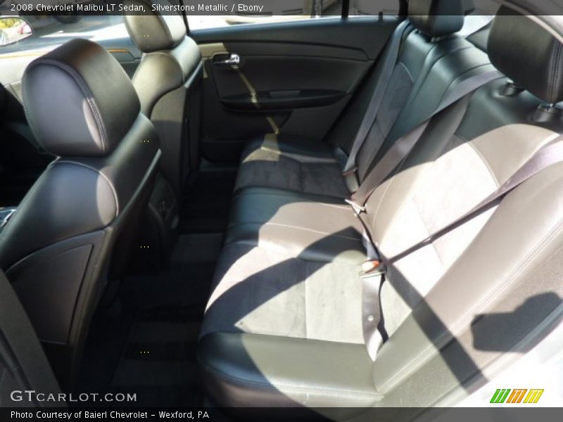 Silverstone Metallic / Ebony 2008 Chevrolet Malibu LT Sedan