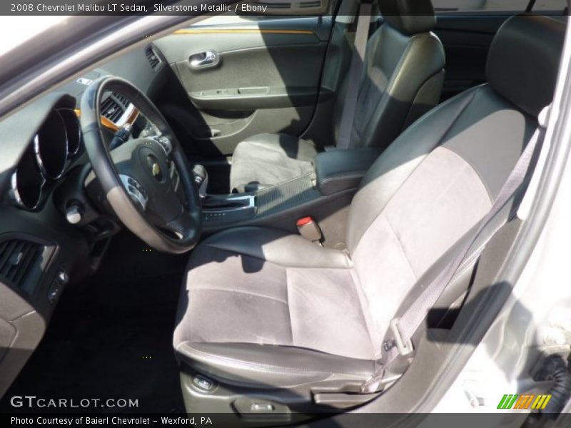 Silverstone Metallic / Ebony 2008 Chevrolet Malibu LT Sedan