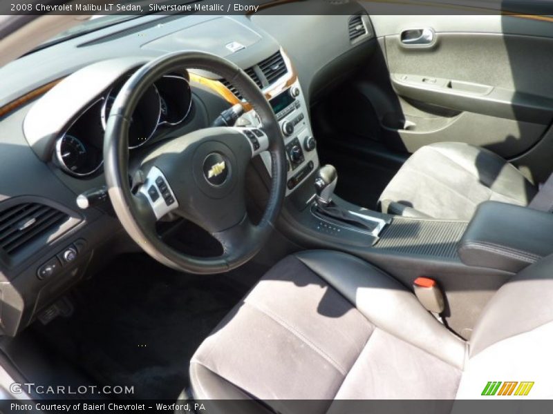 Silverstone Metallic / Ebony 2008 Chevrolet Malibu LT Sedan