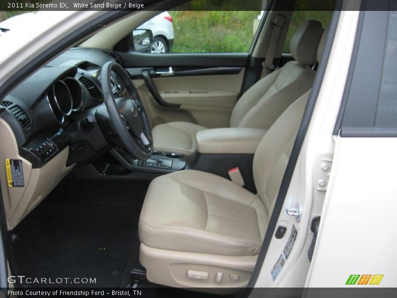 White Sand Beige / Beige 2011 Kia Sorento EX