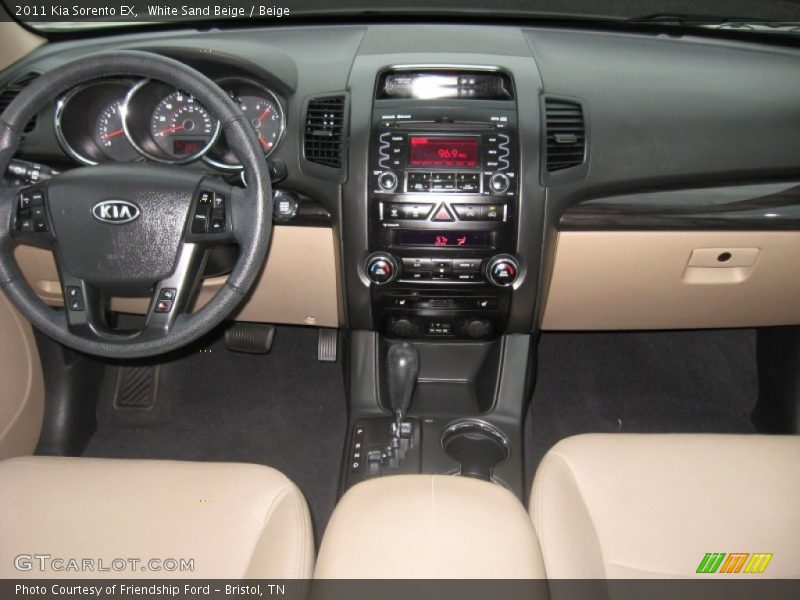 White Sand Beige / Beige 2011 Kia Sorento EX