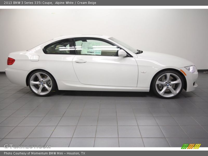 Alpine White / Cream Beige 2013 BMW 3 Series 335i Coupe