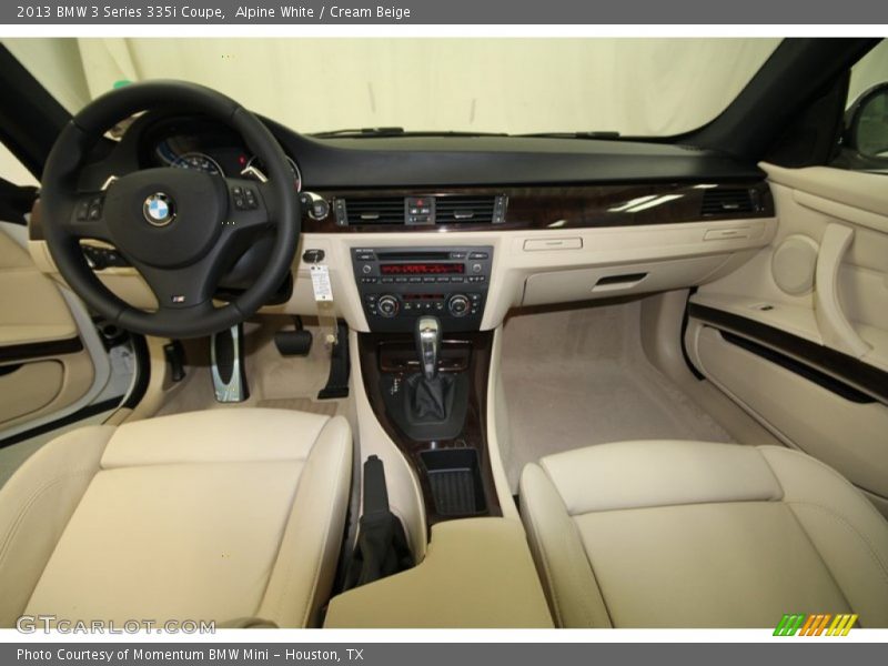 Alpine White / Cream Beige 2013 BMW 3 Series 335i Coupe