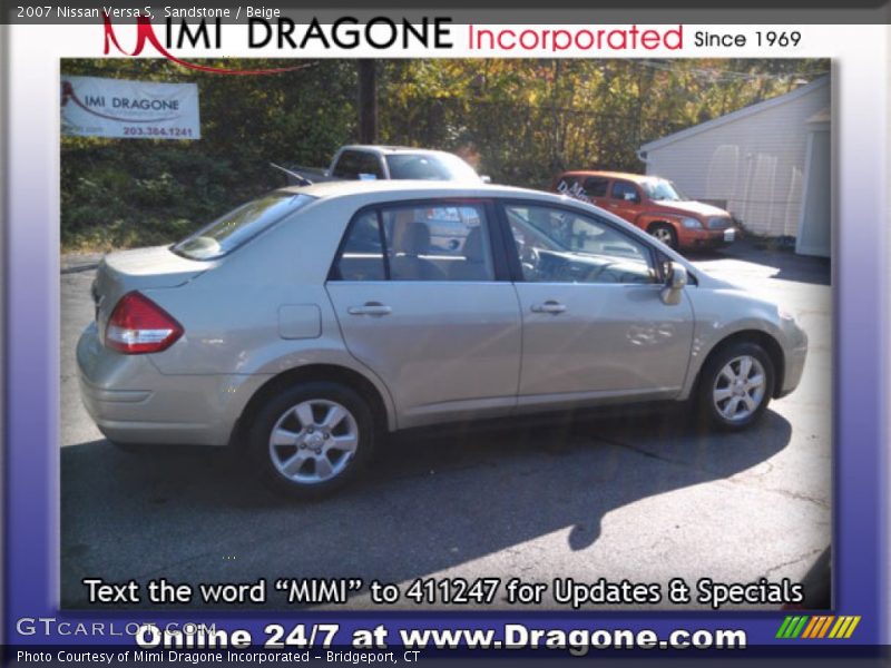 Sandstone / Beige 2007 Nissan Versa S