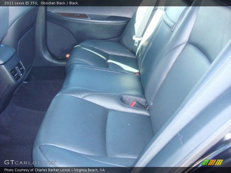 Obsidian Black / Black 2011 Lexus ES 350