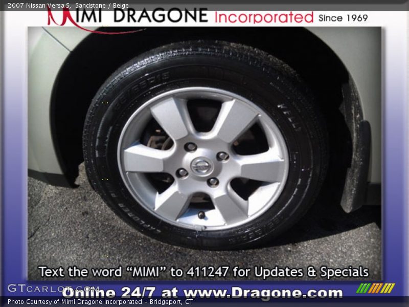 Sandstone / Beige 2007 Nissan Versa S