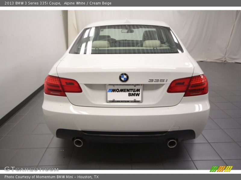 Alpine White / Cream Beige 2013 BMW 3 Series 335i Coupe