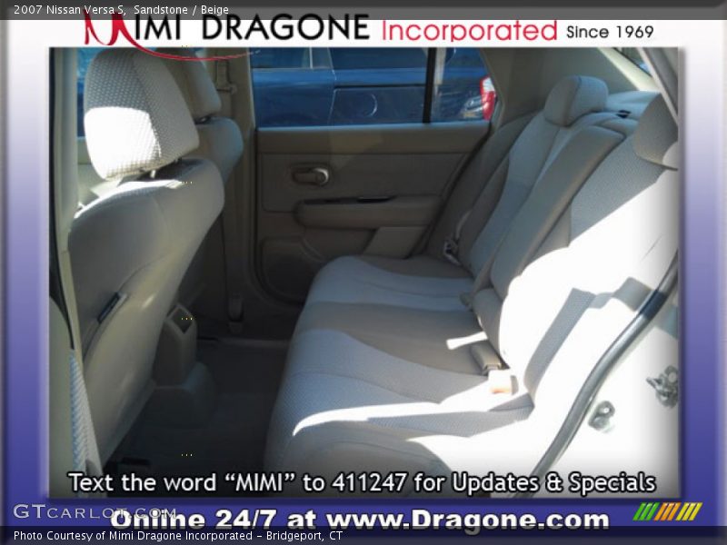 Sandstone / Beige 2007 Nissan Versa S