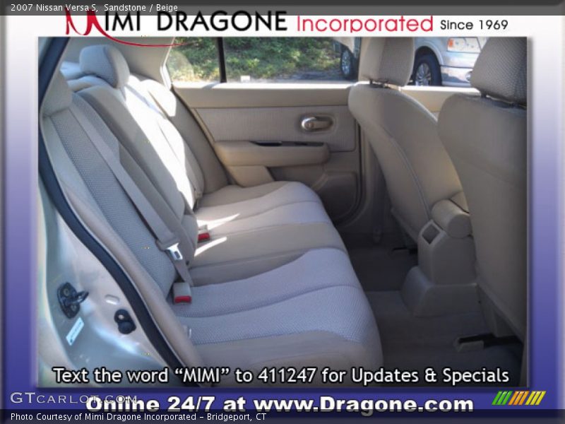Sandstone / Beige 2007 Nissan Versa S