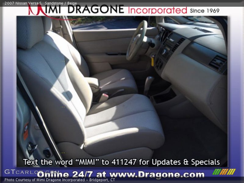 Sandstone / Beige 2007 Nissan Versa S