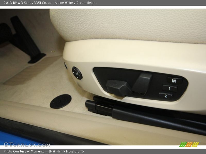 Alpine White / Cream Beige 2013 BMW 3 Series 335i Coupe