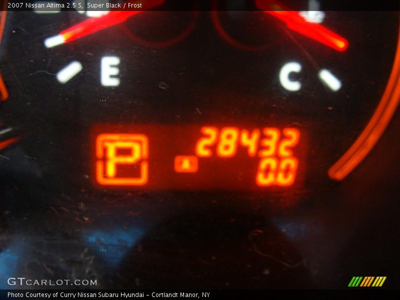 Super Black / Frost 2007 Nissan Altima 2.5 S