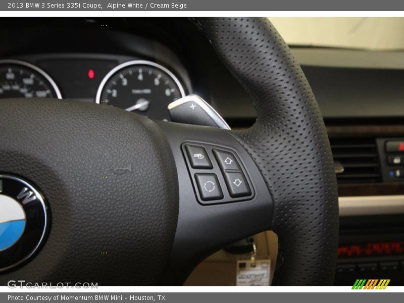 Alpine White / Cream Beige 2013 BMW 3 Series 335i Coupe
