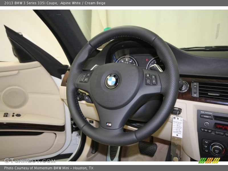 Alpine White / Cream Beige 2013 BMW 3 Series 335i Coupe